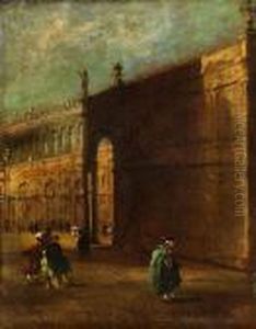 Piazza Di San Marco Mitfigurenstaffage
