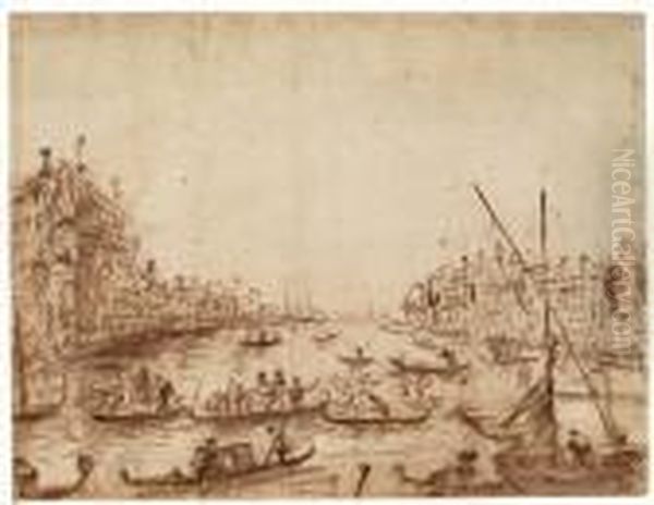 A View Of Canale Grande In Venice - view 1