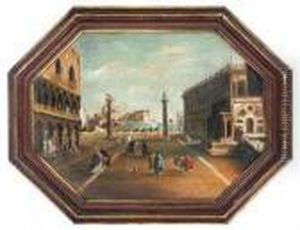 The Piazetta, Venice, Looking South by Francesco Guardi