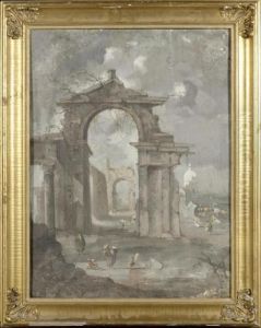 Landscape With Ruins by Francesco Guardi
