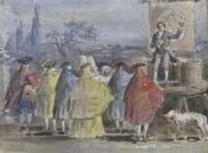 A Theatre Scene by Francesco Guardi
