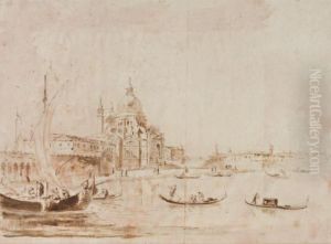 Vue De San Giorgio Maggiore, A Venise by Francesco Guardi