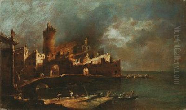Incendio Al Castello - view 1