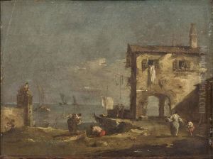 Venetian View by Francesco Guardi