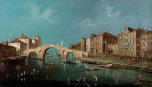 Canale Di Cannaregio by Francesco Guardi