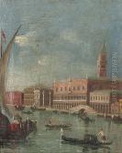 The Bacino Di San Marco, Venice; And Santa Maria Della Salute,venice by Francesco Guardi