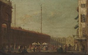 Piazza San Marco, Venice by Francesco Guardi