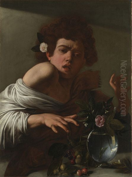 Boy Bitten by a Lizard - view 1