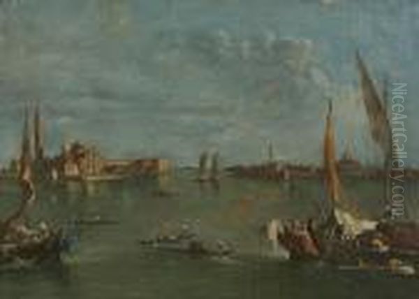 A Venetian Canal Scene - view 1