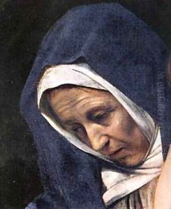 Caravaggio The Entombment detail1 by Caravaggio