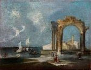 Capriccio Lagunare Con Ruderi Classici Capriccio Lagunare Con Ruderi Classici