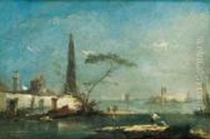 Capriccio Lagunare Con Obelisco