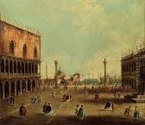 Piazzetta Di San Marco by Francesco Guardi