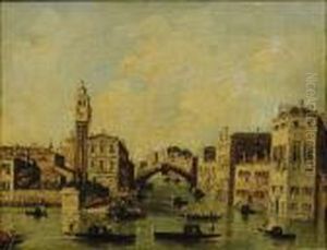 Venice, The Rialto Bridge by Francesco Guardi