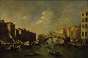 Venice, The Rialto by Francesco Guardi