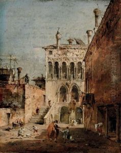 An Architectural by Francesco Guardi