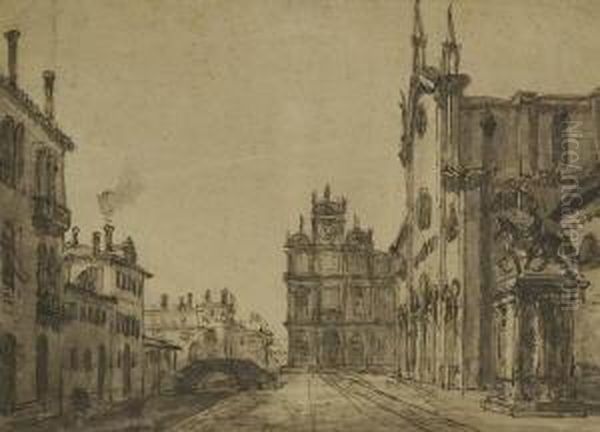 Venedig - Blick Auf Die Scuola Di
San Marco, Zanipolo Und Das Colleoni-denkmal. - view 1