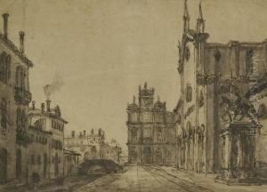 Venedig - Blick Auf Die Scuola Di
San Marco, Zanipolo Und Das Colleoni-denkmal. by Francesco Guardi