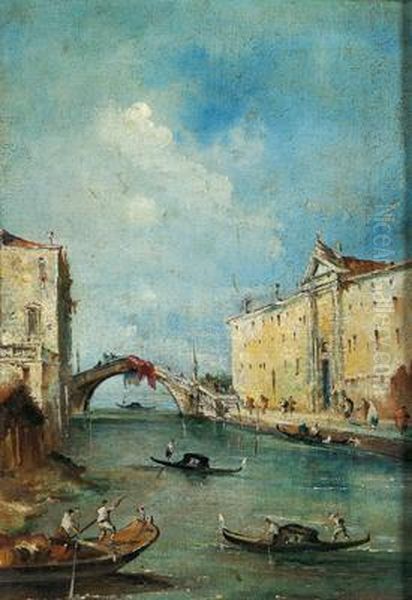 Il Rio Dei Mendicanti Al Convento Dei Domenicani A Venezia - view 1