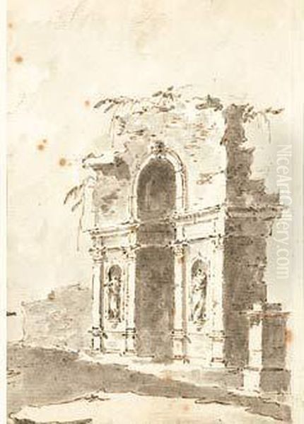 Vue D'un Arc En Ruine - view 1