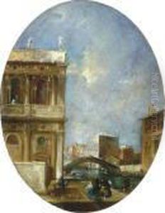 A Venetian Capriccio by Francesco Guardi