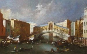 Velencei Reszlet by Francesco Guardi