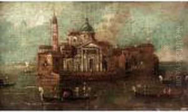 Venice, A View Of A Church In The Laguna - view 1