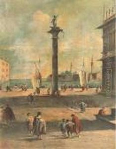 A Venetian Capriccio by Francesco Guardi