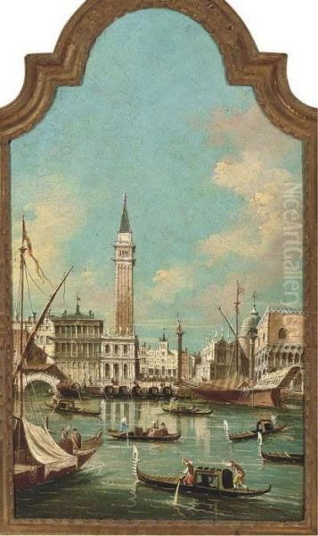 The Entrance To The Grand Canal,
 Venice, With The Doge's Palace,st. Mark's Cathedral And The Piazzetta - view 1