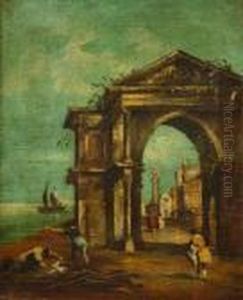 City Scene by Francesco Guardi