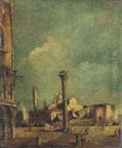 The Piazetta, Venice, Looking Towards S. Giorgio Maggiore