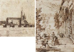 Figures And Staircases (#) View Of The Isola Della Certosa