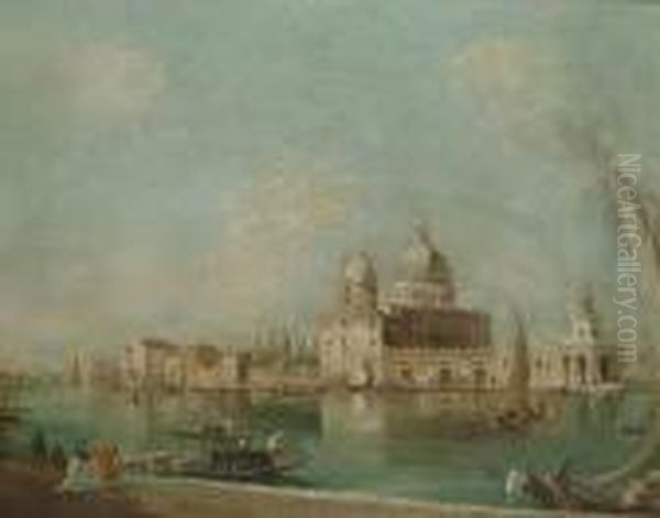 The Punta Della Dogana, Venice, 
With A View To The Dome Of Santa Maria Della Salute Beyond - view 1