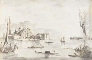 San Giorgio Maggiore, Venice, Seen From The Bacino