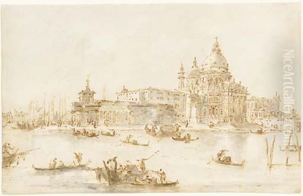 The Church Of Santa Maria Della Salute And The Dogana From The Grand Canal, Venice - view 1
