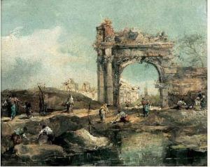 Caprice Architectural by Francesco Guardi