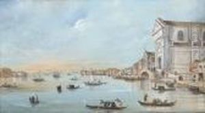 View Of The Zattere, Venice by Francesco Guardi
