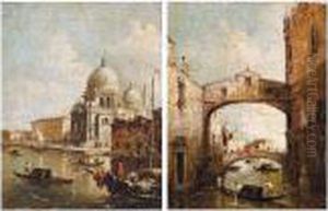 Venice, A View Of Santa Maria Della Salute, From The East by Francesco Guardi