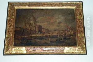 Vue De Leglise De La Salute. by Francesco Guardi