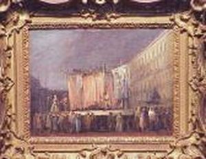 Commedia Dell'arte by Francesco Guardi