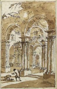 A Capriccio With Ruined Arches A Capriccio With Ruined Arches
