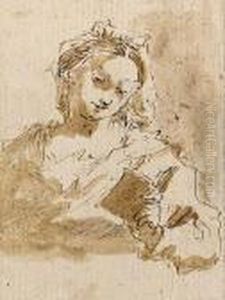 The Virgin Reading by Francesco Guardi