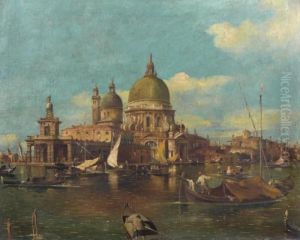 La Salute Vue Du Grand Canal by Giacomo Guardi