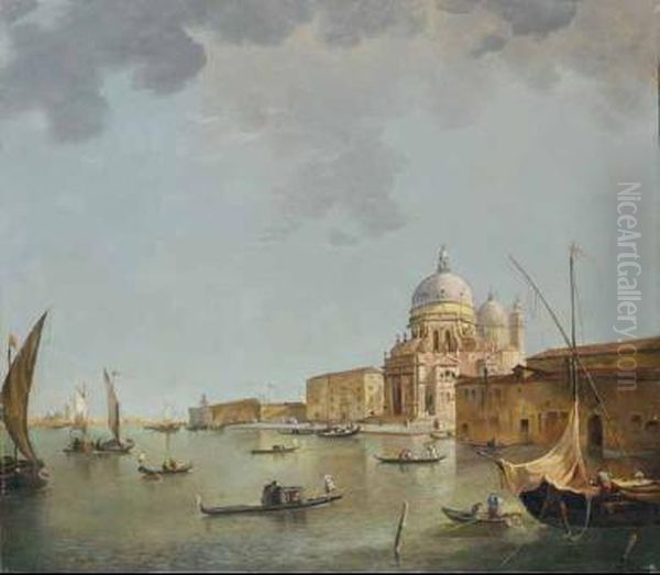 Venezia, Canal Grande Con La Chiesa Della Salute E
Punta Della Dogana - view 1