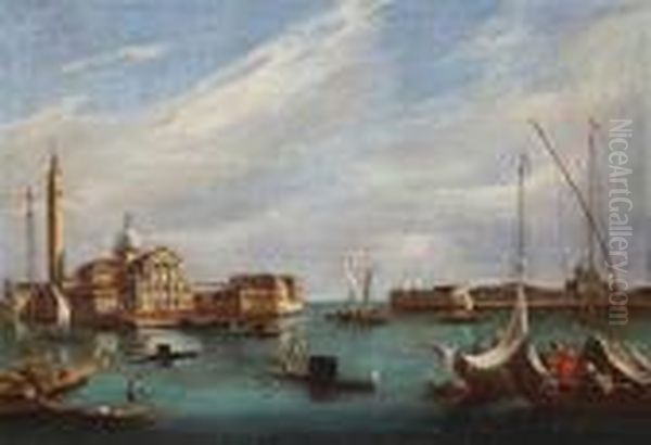 Vedute Vonvenedig Mit Blick Auf Die Isola San Giorgio Maggiore - view 1