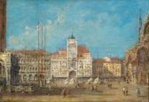 Saint Mark's Square, Venice, Looking Towards The Torre Dell'orologio
