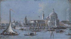 Santa Maria Della Salute, Venice And The Punta Della Dogana