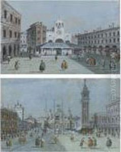 Venice, A View Of Piazza San Marco by Giacomo Guardi