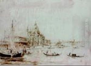 Vue Animee De Venise by Giacomo Guardi