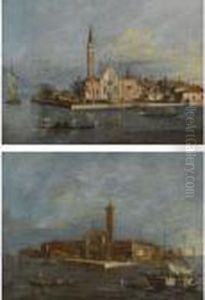 Venice, A View Of The Island Of S. Lazzaro by Giacomo Guardi